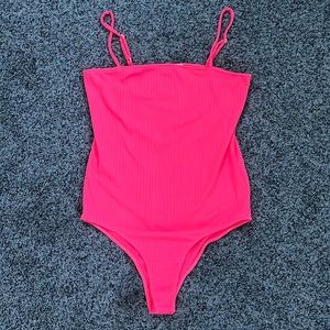 Heart Hips Hot Pink Body Suit